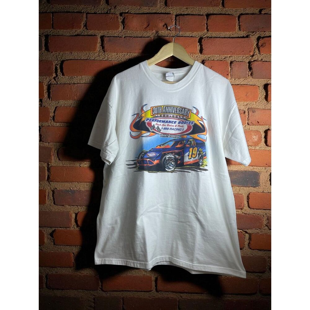 Vintage Performance Bodies 30th Anniversary Racing Tee – Size XL – White